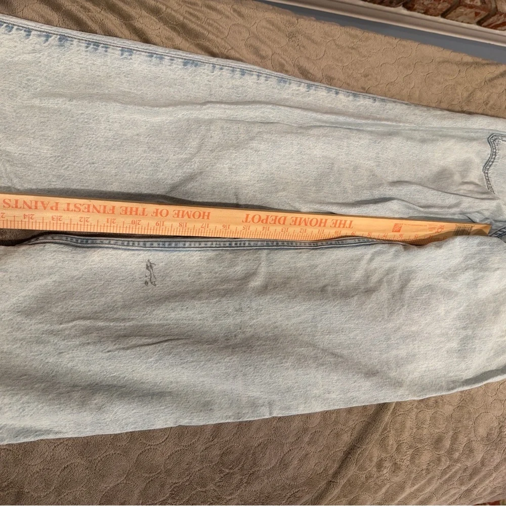 Light Blue Wide-Leg kids Abercrombie Jeans - Picture 7 of 7